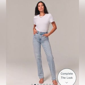 Abercrombie & Fitch Ultra High Rise Straight